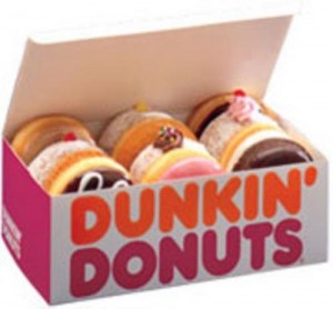 Dunkin' Donuts box