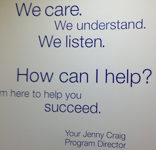 Jenny Craig sign