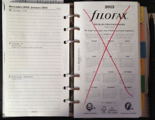 Filofax 2013