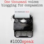 #1000speak for compassion – and i speak for 5