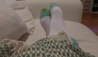 GoldToe socks blanket