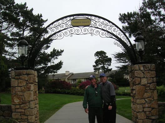 Michael and Pete Pebble Beach